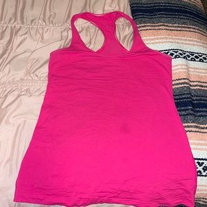 Lulu lemon hot pink tank top